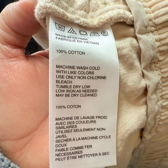 Urban Outfitters Corduroy Cropped Jacket Button Front Neutral Fall Style Small - Picture 6 of 7